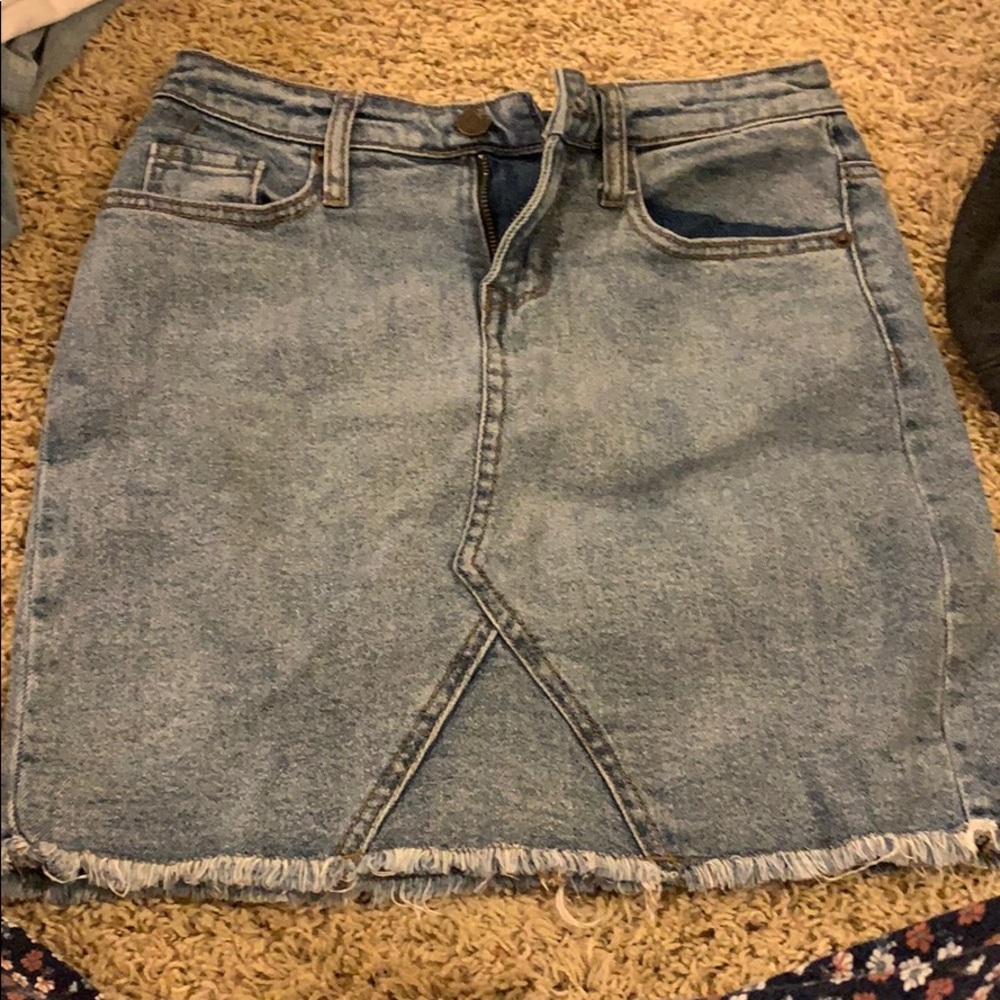 jean skirt